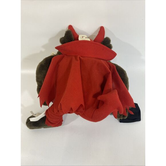 Vtg 1990s Looney Tunes 17” Tazmanian Devil Plush Halloween Trick Or Treat READ - Picture 5 of 8